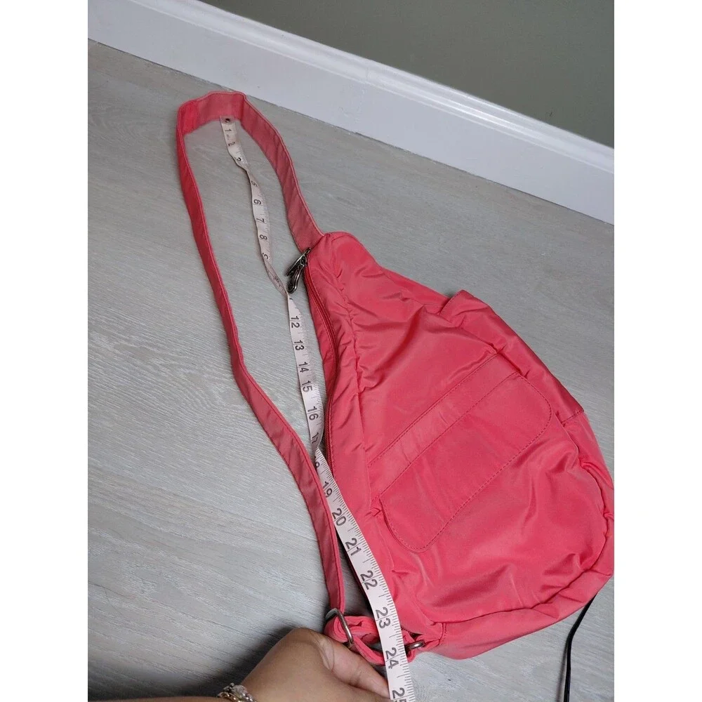 Ameribag Pink Coral Color Handbag Purse Back Pack.